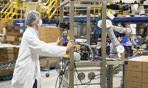 柔性碼垛,模塊化碼垛,協(xié)作機(jī)器人碼垛,快速部署,產(chǎn)線升級,越疆科技、快速部署