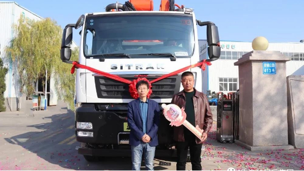 再下一“城”！科尼樂(lè)67米泵車刷新膠州市場(chǎng)新標(biāo)桿！