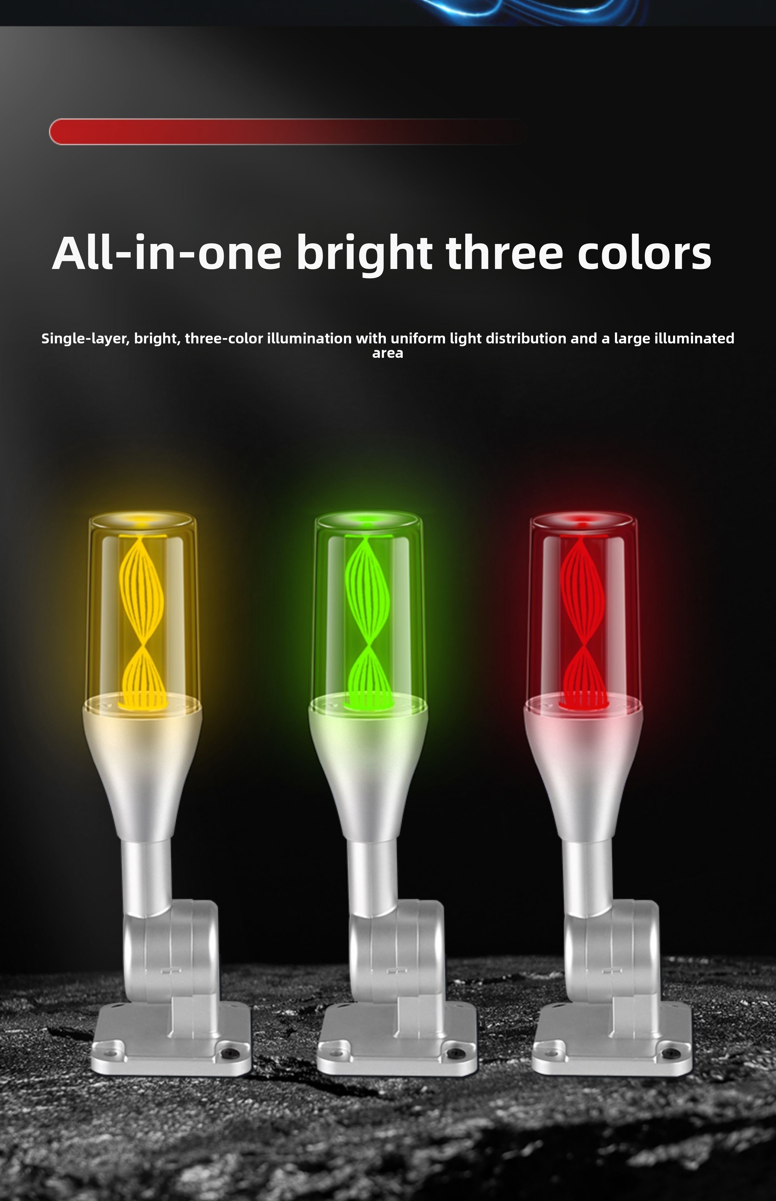 EXZS50NXB All-in-One Bright Three Colors - Uniform Light Distribution